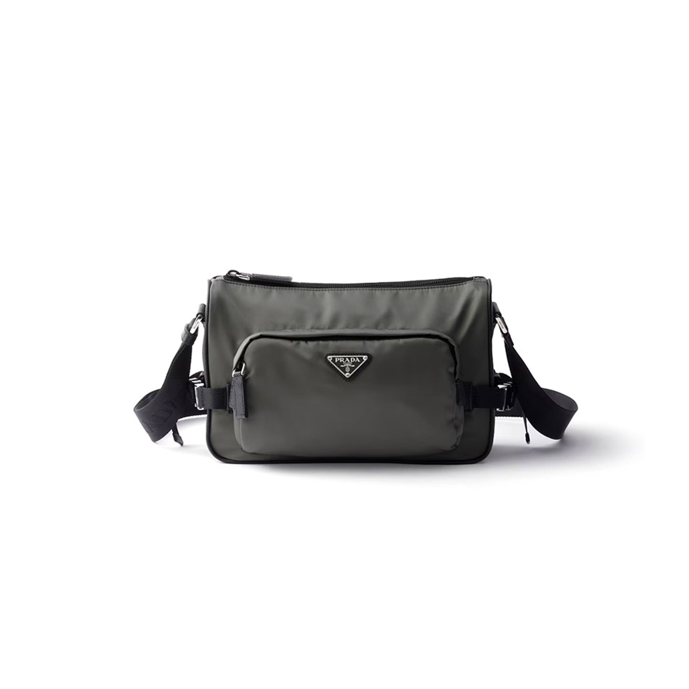 PRADA MEDIUM RE-NYLON AND SAFFIANO LEATHER SHOULDER BAG 2VH192 (28*17.5*10cm) PRADA MEDIUM RE-NYLON AND SAFFIANO LEATHER SHOULDER BAG 2VH192 (28*17.5*10cm)